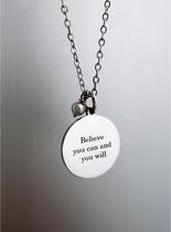 ROUND PENDANT NECKLACE