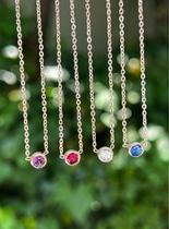 BIRTHSTONE NECKLACE 2