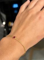 14K GOLD BIRTHSTONE BRACELET